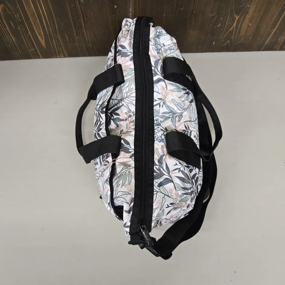 LeSportsac Large Weekender Floral Travel Tote Overnight Bag